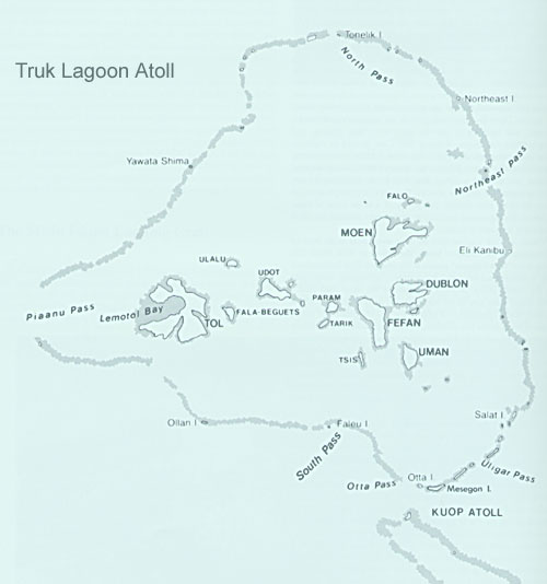 Map of Truk